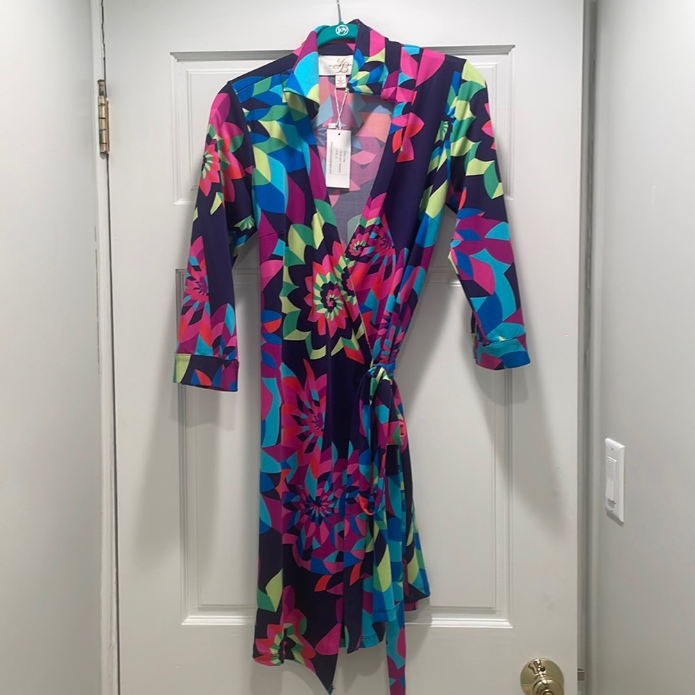 Julie Brown wrap dress, nwt